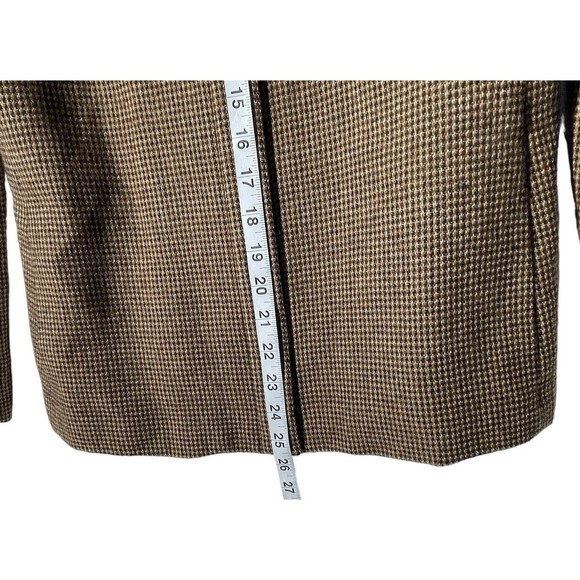 Ralph Lauren Brown Houndstooth Jacket - Picture 12 of 12
